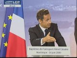 Discours de Nicolas Sarkozy, en direct, de la Martinique