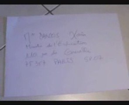 LLP Censure Darcos bonnet d'âne d'or avril 2008