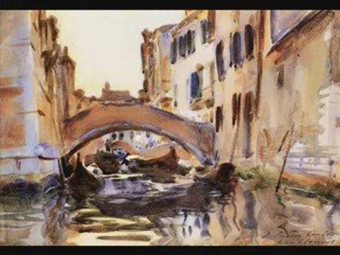 John Singer Sargent Acualeras Watercolour