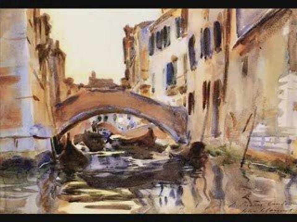 John Singer Sargent Acualeras Watercolour
