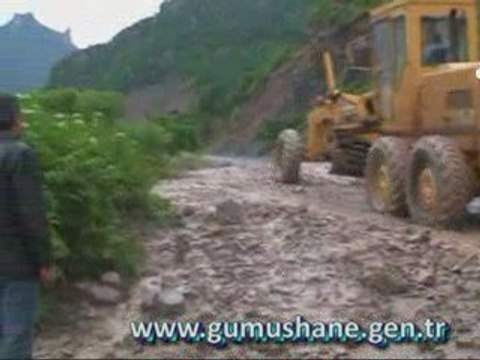 Gumushane Kurtun Ilcesinde Yagmurla Gelen Felaket