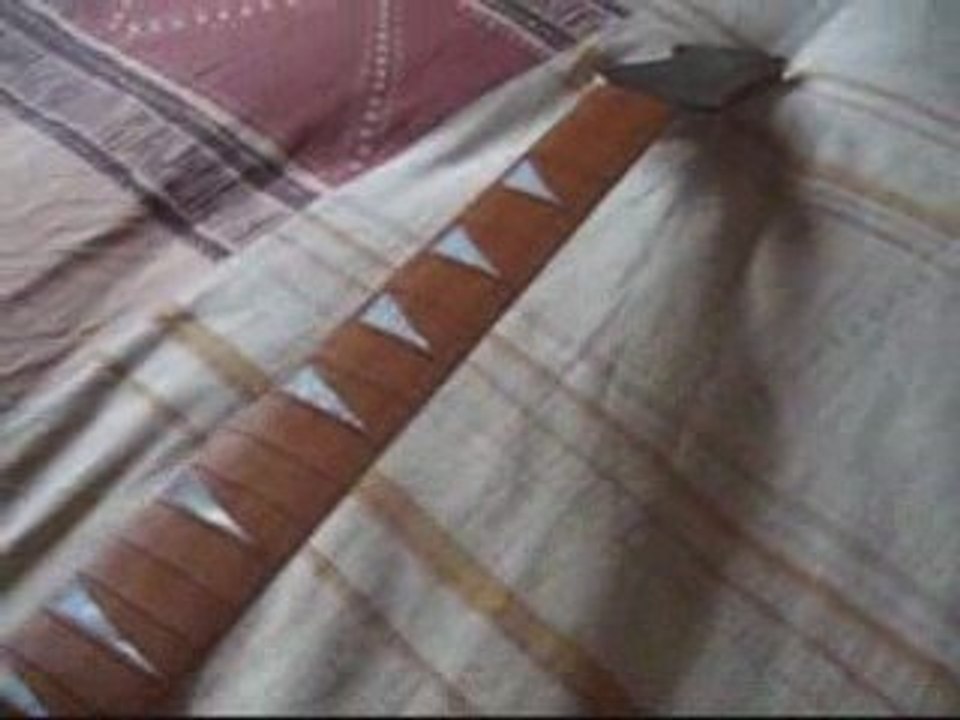 Lutherie amateur - Guitare type explorer PART 2