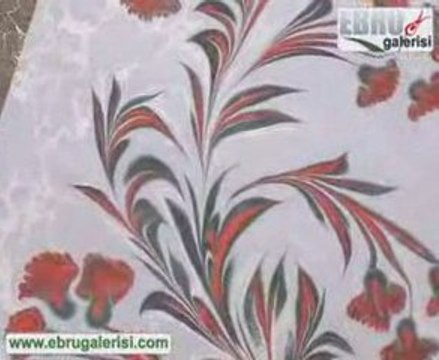 Turkish İslamic Art of Marbling Paper