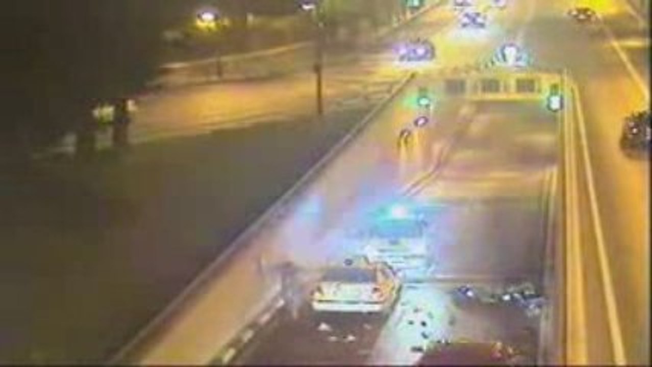 Crash moto avec les keff