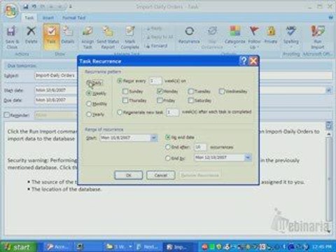 Microsoft Access Scheduled Tasks Of Data Imports or Exports