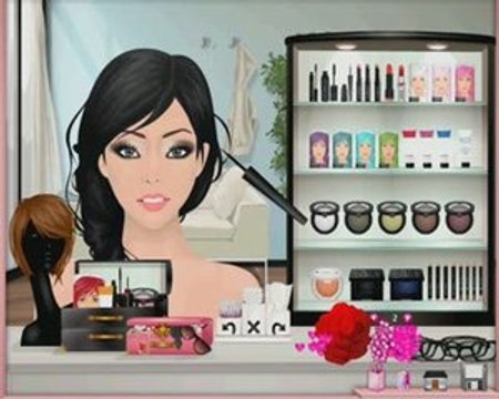 Stardoll MakeoveR LessoN black white - siyah beyaz