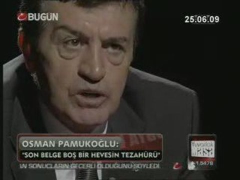 OSMAN PAMUKOĞLU BUGÜN TV'YE KONUK 1.KISIM