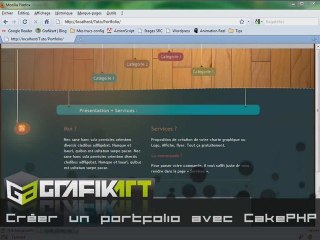 Tutoriel vidéo : Créer un Portfolio avec CakePHP