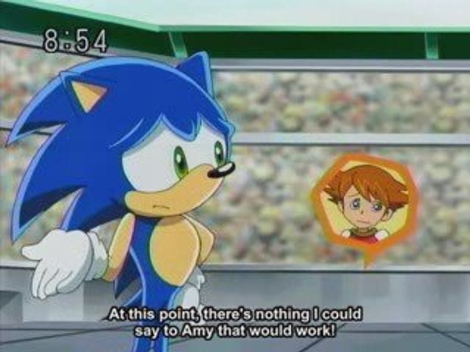 Sonic X Clip - Amy VS Sonic