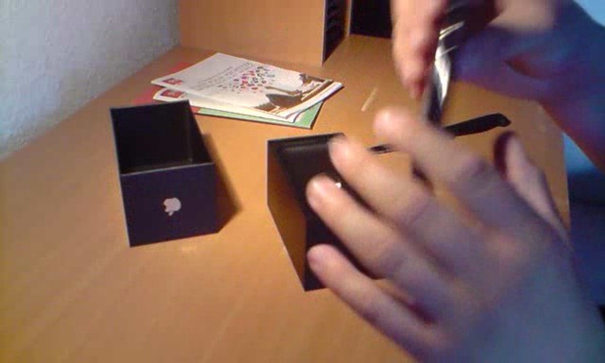 Déballage iphone 3G S 16 GB noir