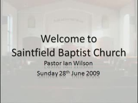 28/06/09 Morning Service Part 2