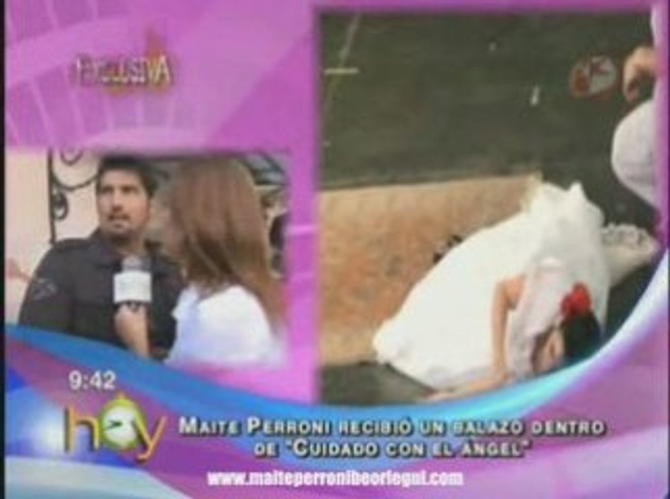 Maite Perroni recibe un balazo en CCEA