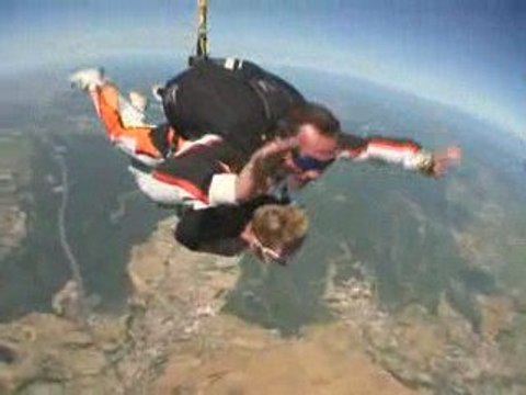 Saut parachute tandem Annette pour ses 3x4x5