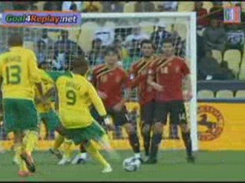 ESPAGNE 2-2 AFRIQUE DU SUD MPHELA