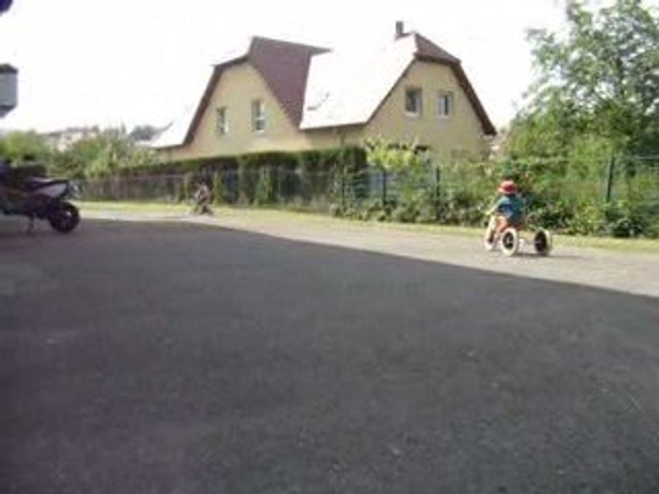 1er tour de roues sans roulette