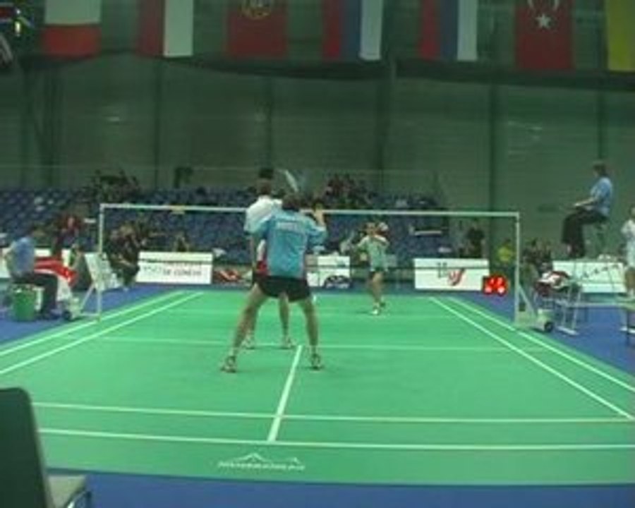 Harivel Ternon Double H Europe Universitaire de badminton