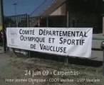 Journée Olympique à Carpentras