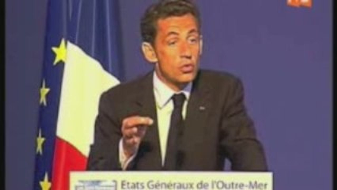N. Sarkozy Etat Generaux Outre-mer 26-06-09