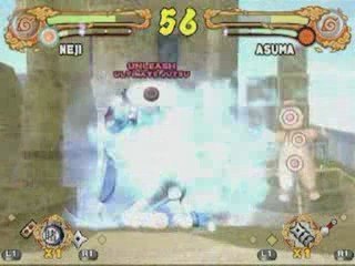 Naruto Shippuden : Ultimate Ninja 4 - Neji VS Asuma