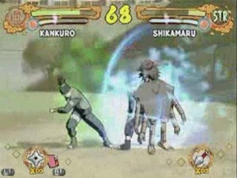 Naruto Shippuden : Ultimate Ninja 4 - Kankuro VS Shikamaru