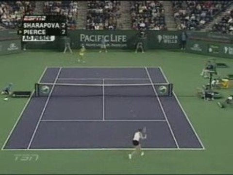 Pierce-Sharapova Indian Wells 2005