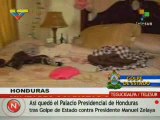 casa presidencial después Golpe Estado imágenes TeleSUR