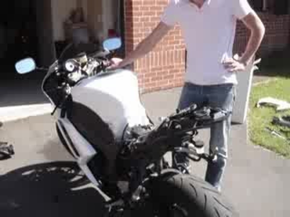 Ninja Zx-6R 2008 sans pot