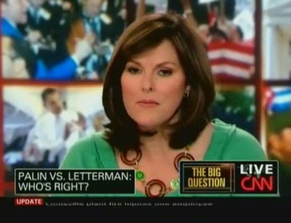Seder on CNN: Letterman vs Palin