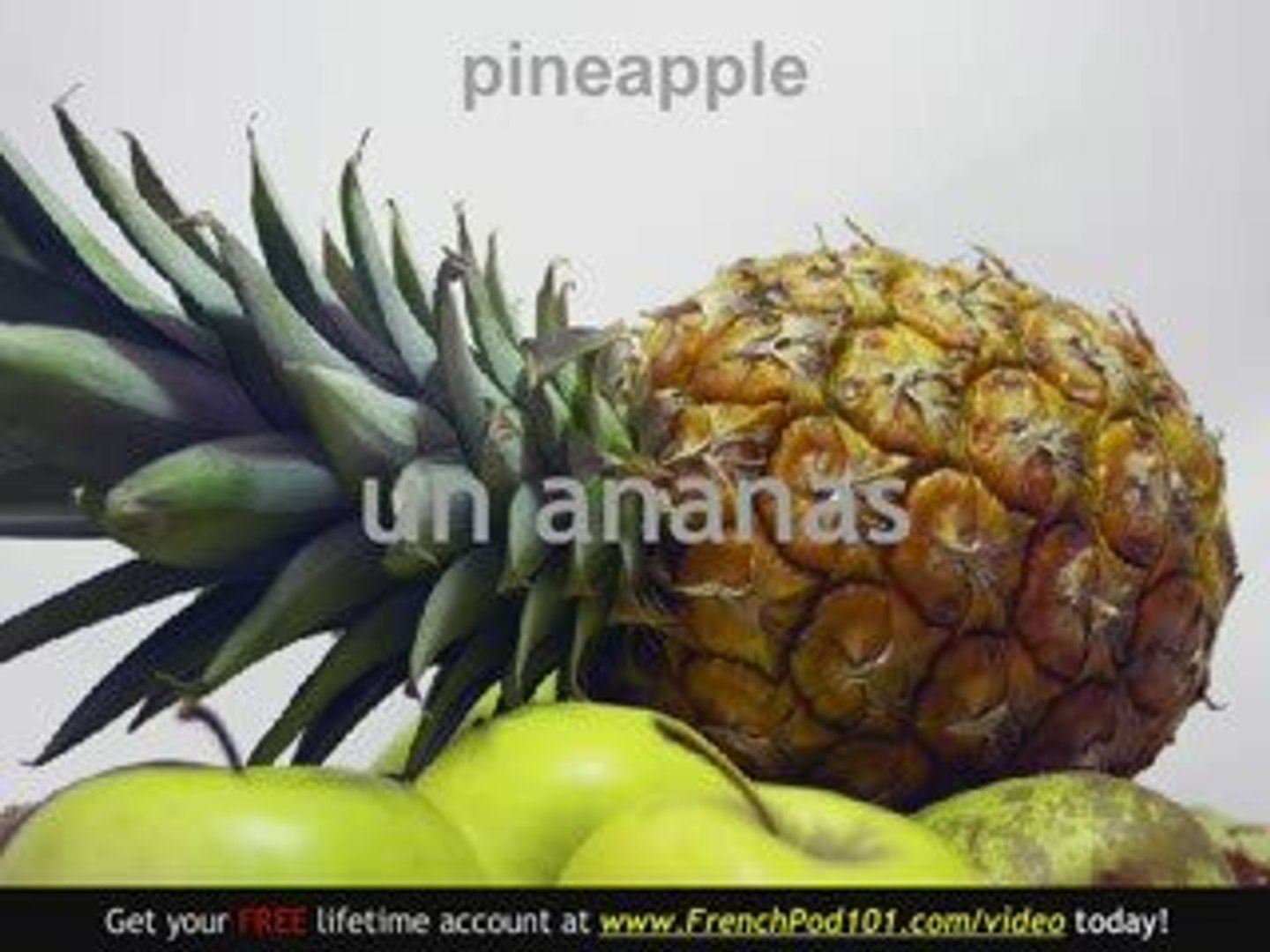 ⁣Learn French - French Fruit Vocabulary