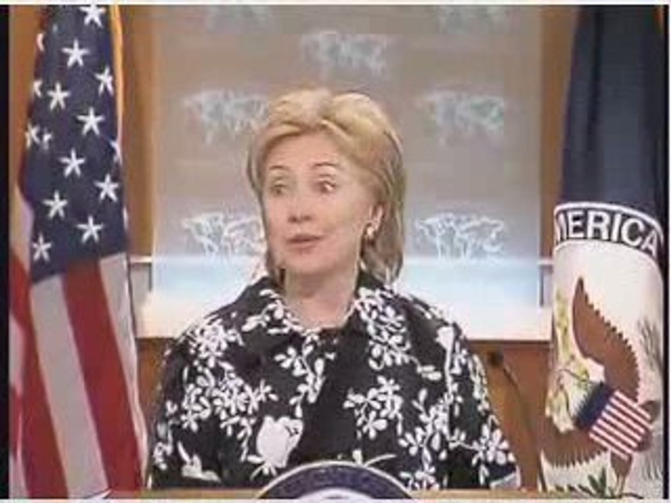 Hillary Clinton In A Sling