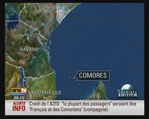 Airbus A310 crash au large des comores, le vol IY749