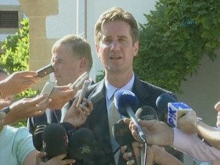 KKTC Cumhurbaşkanı Talat ABD'li Diplomat Bryza'yı Kabul Etti