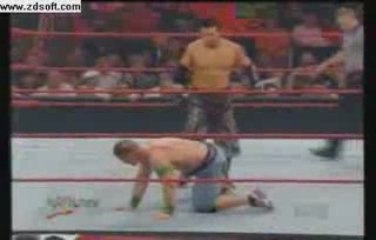 Raw 06 30 09 John Cena vs The Miz 1/2