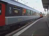 Le Y8008 manoeuvre en gare de Strasbourg