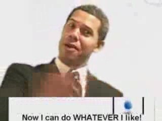 Obama -- Whatever I like