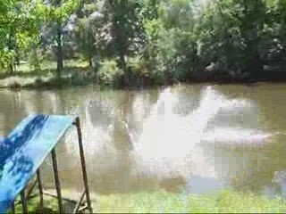 kayak freestyle+waterjump