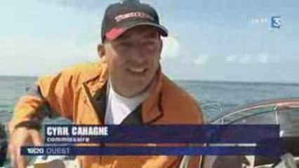 Open Labrax Glénan 2009 au JT de France 3 Rennes