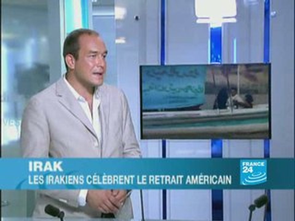 Irak: Les Irakiens célèbrent le retrait américain.