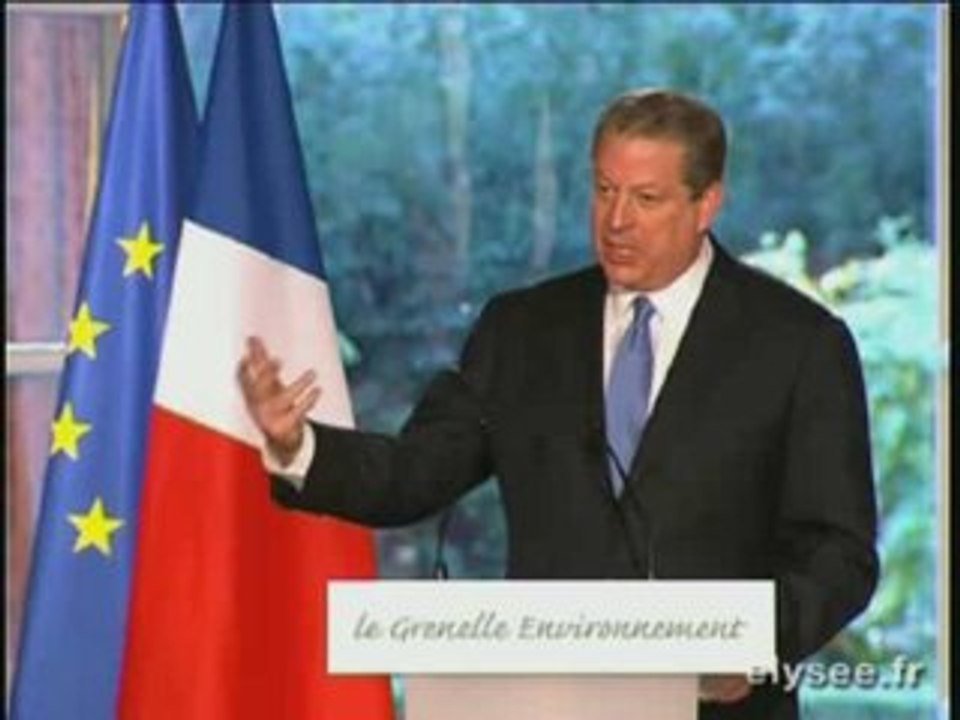 Al Gore | Grenelle de l'environnement