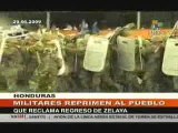 Resistencia del pueblo hondureño en las calles