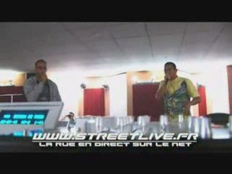 kool shen répéte pour le concert du solidays