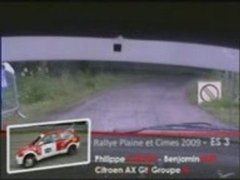 Rallye Plaine et cîmes 2009 ES3 CAPON / ELET