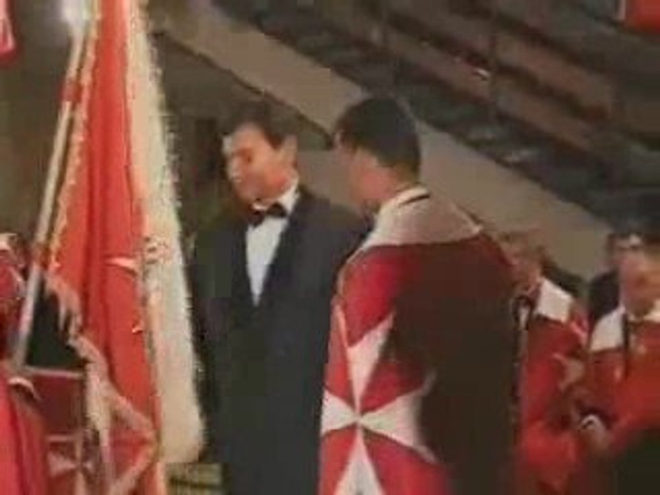 Initiation d'un Chevalier de l'ordre de Malte.