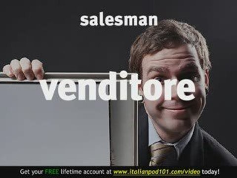 Learn Italian - Italian Job Vocabulary