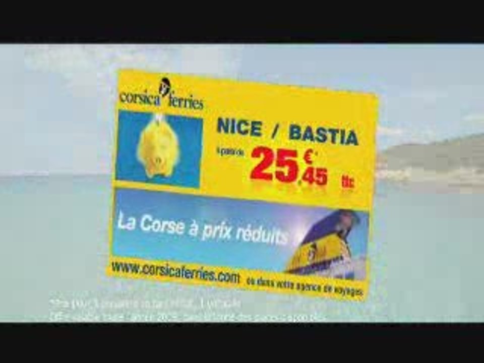 Film publicitaire Nice - Corse