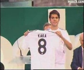 Kaka au Real Madrid présentation