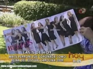 Maite Perroni reina del Carnaval Carolina