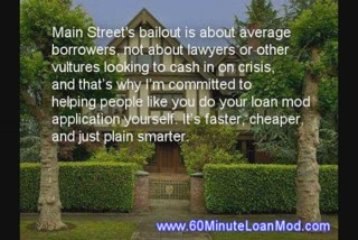 Mortgage Modification Plan:  Reducing Foreclosures