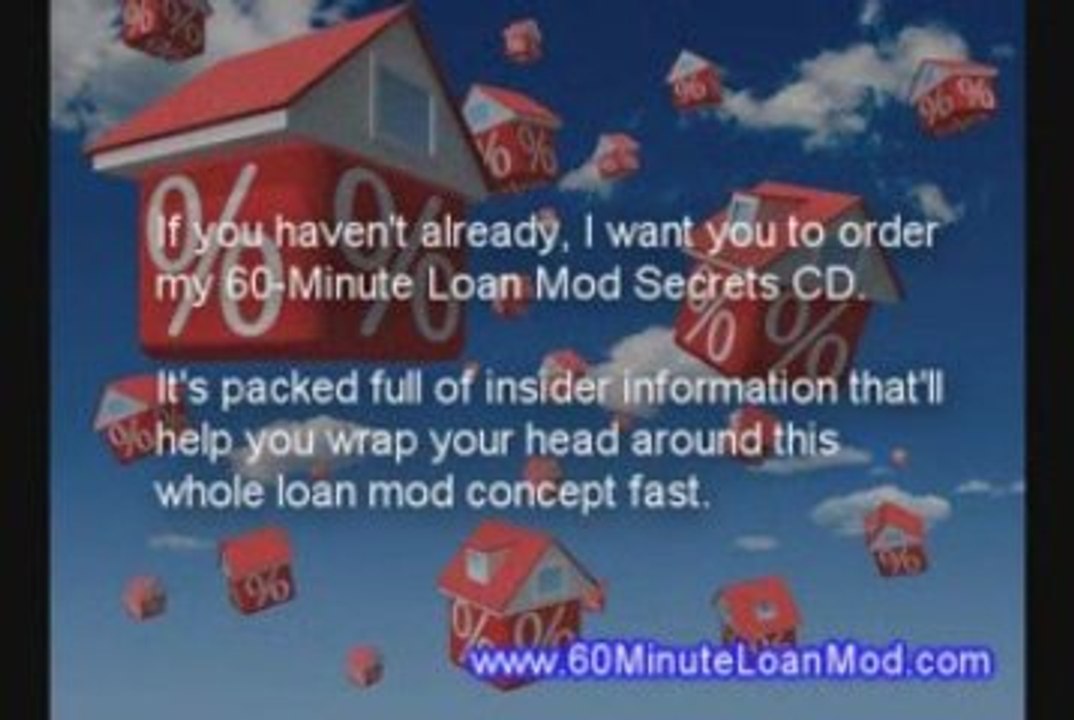 Streamlined Mortgage Mod Prog:  Lowering the Interest Rate