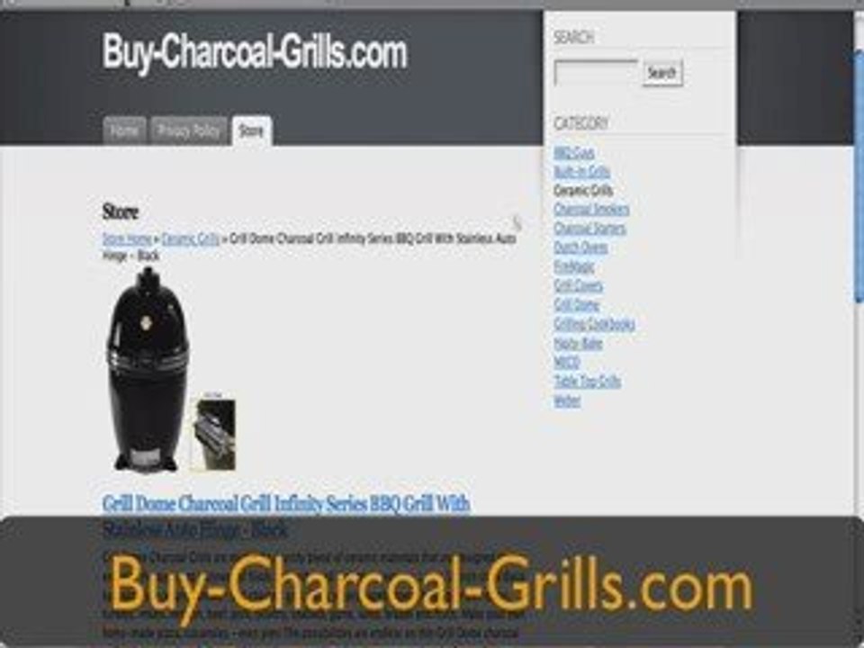 Charcoal Grill Advice - Kamado Style Grills